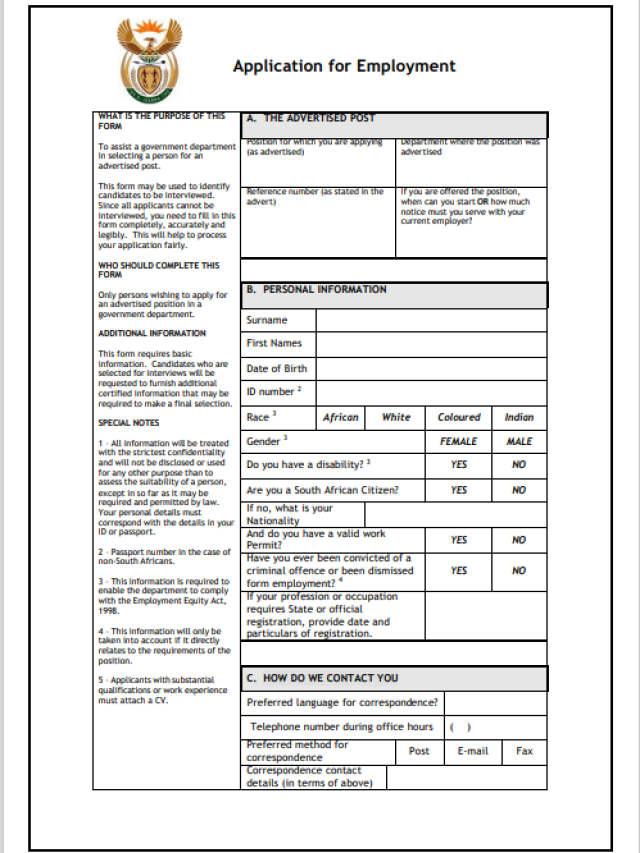 How To Fill Z83 Form The Easy Way